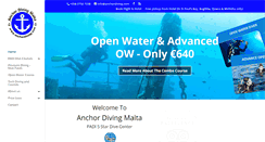 Desktop Screenshot of anchordiving.com